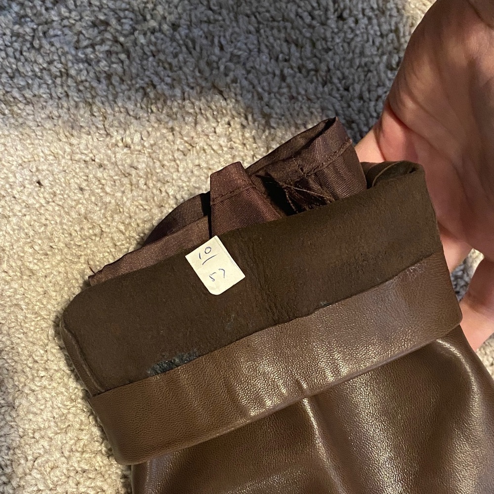 Vintage Leather Lanna pants size 10 Brown - Picture 10 of 16